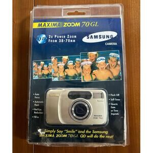 VTG Samsung Maxima Zoom 70 GL Point & Shoot Film Camera New in Packaging